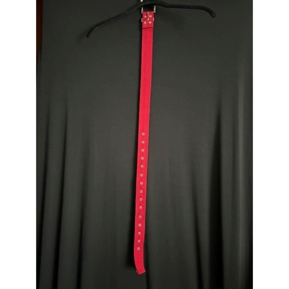 Women's Unbranded Red Zipper Belt